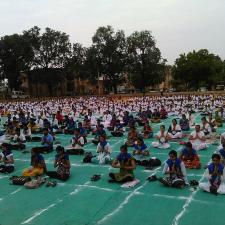 Celebration of the International Yoga Day all over the country by - (NSS)
